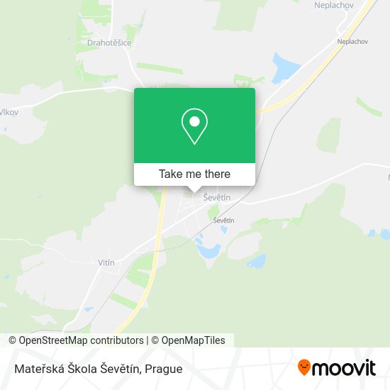Mateřská Škola Ševětín map