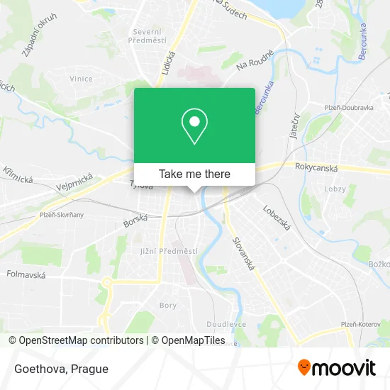 Карта Goethova