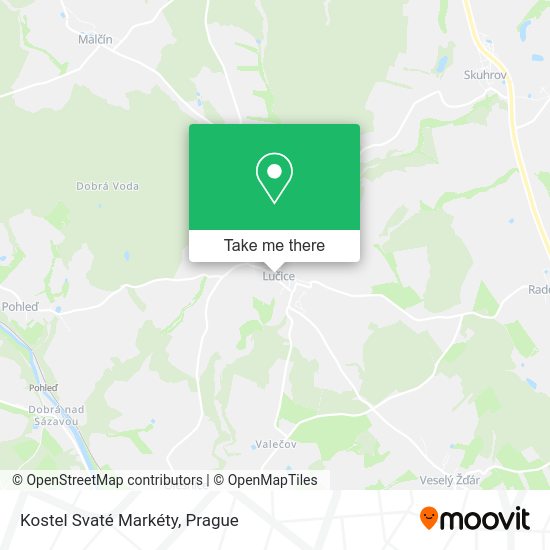Kostel Svaté Markéty map