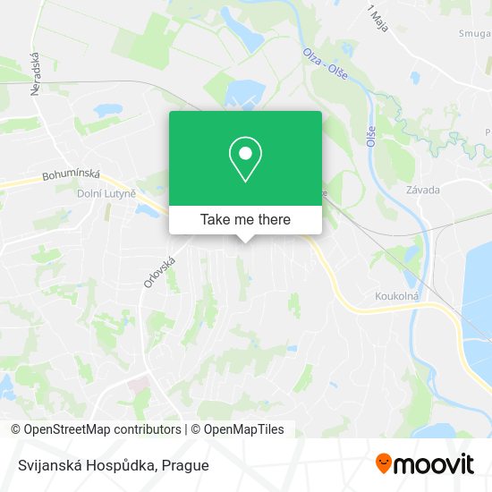 Svijanská Hospůdka map