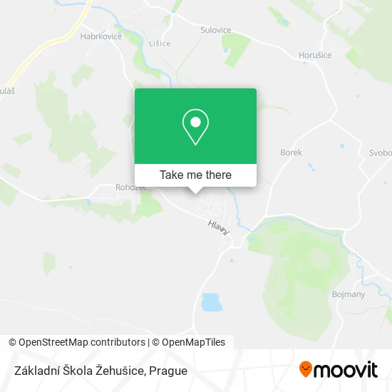 Základní Škola Žehušice map