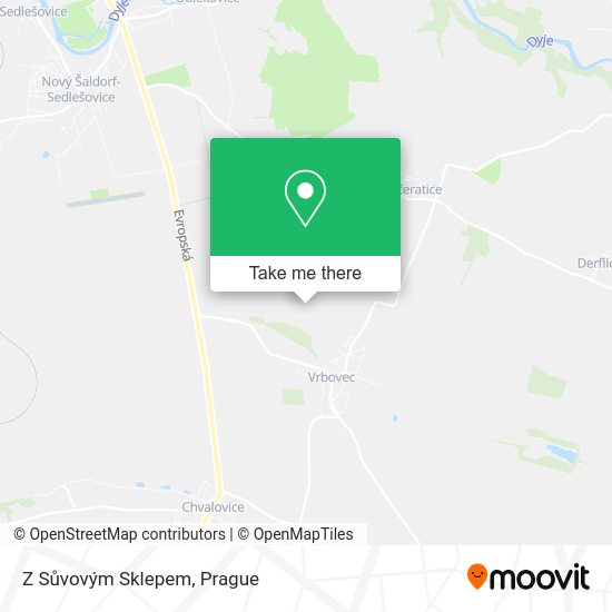 Z Sůvovým Sklepem map