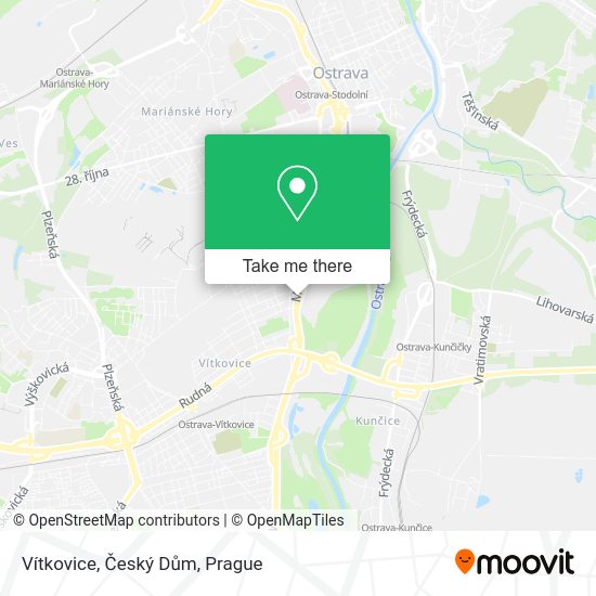 Vítkovice, Český Dům map