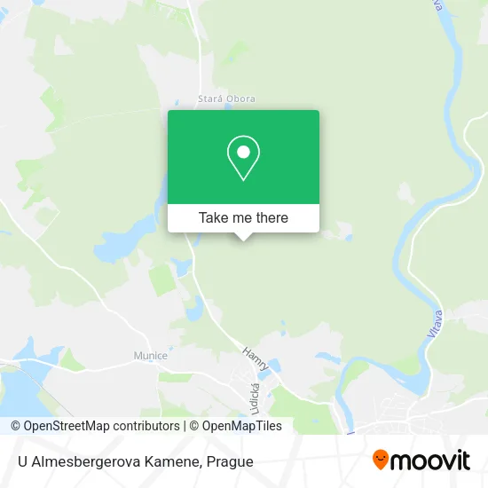 Карта U Almesbergerova Kamene