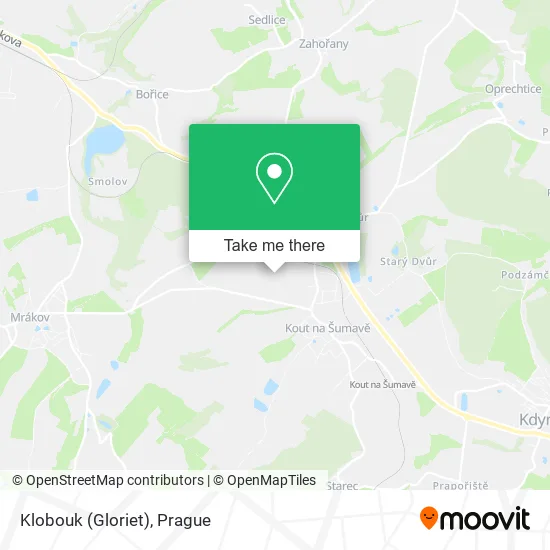Карта Klobouk (Gloriet)