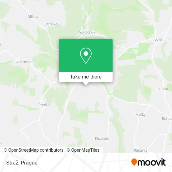 Карта Stráž