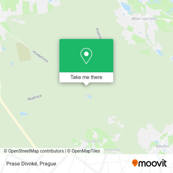 Карта Prase Divoké