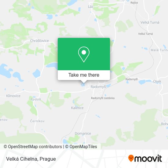 Карта Velká Cihelna