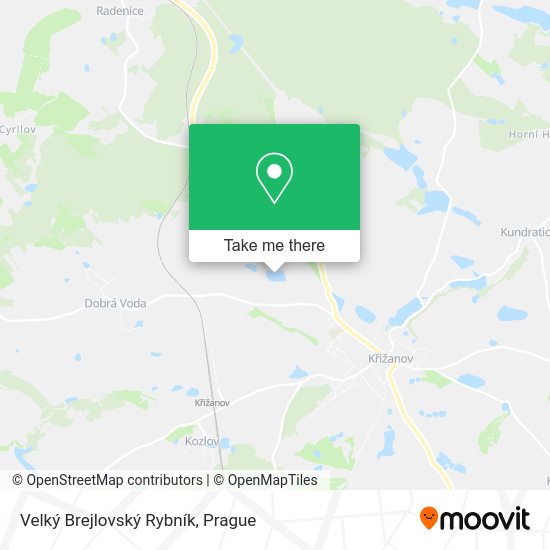 Velký Brejlovský Rybník map