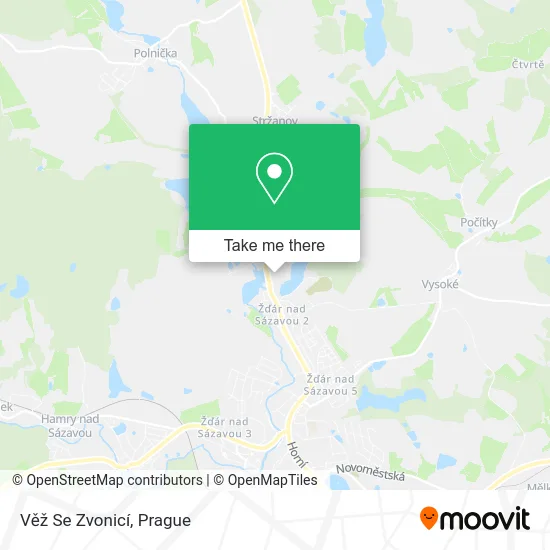 Карта Věž Se Zvonicí