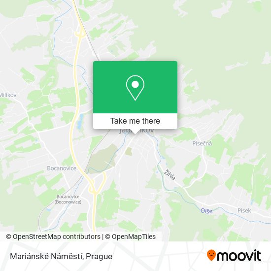 Mariánské Náměstí map