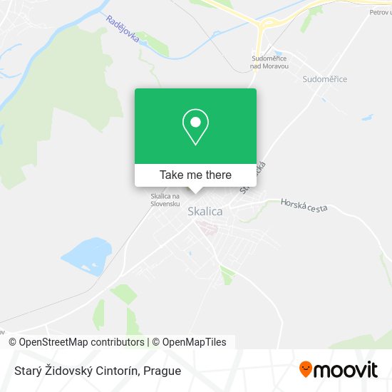 Starý Židovský Cintorín map