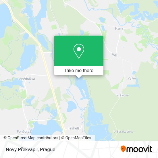 Nový Překvapil map