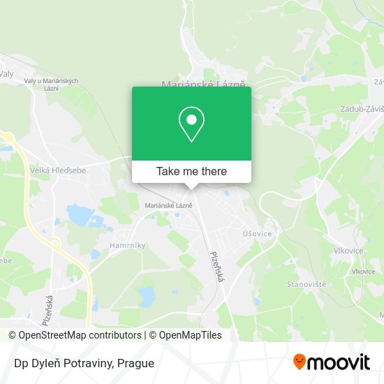 Dp Dyleň Potraviny map