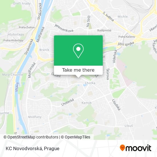 KC Novodvorská map