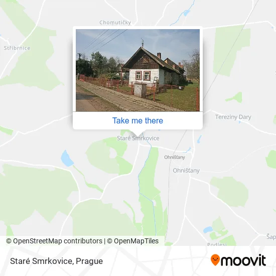Карта Staré Smrkovice
