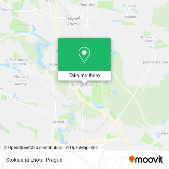 Карта Stoklasná Lhota