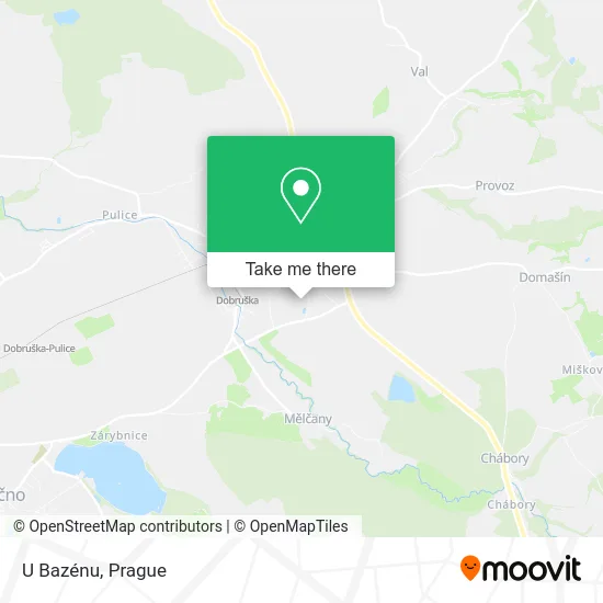 Карта U Bazénu