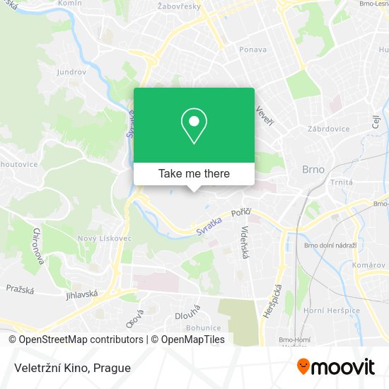 Veletržní Kino map