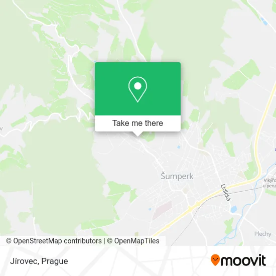 Карта Jírovec