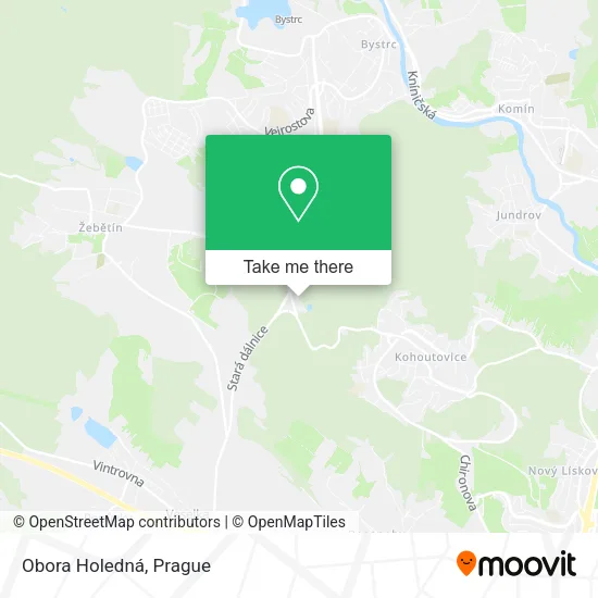 Карта Obora Holedná