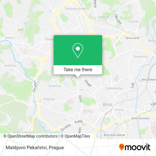 Matějovo Pekařství map