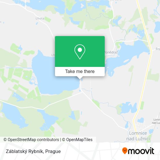 Záblatský Rybník map