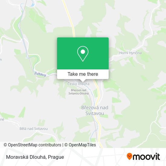 Карта Moravská Dlouhá