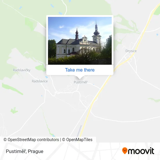 Карта Pustiměř