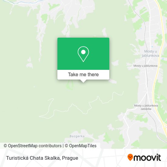 Turistická Chata Skalka map