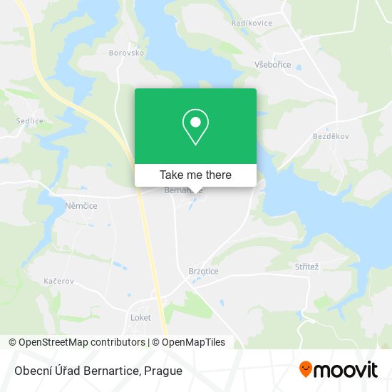 Obecní Úřad Bernartice map