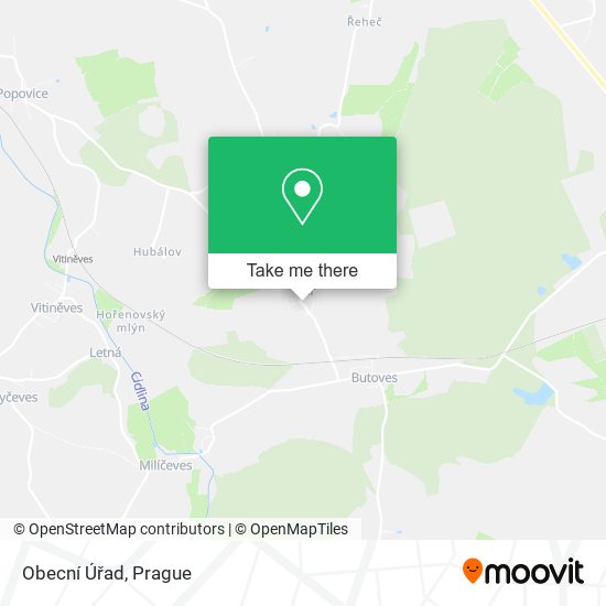 Obecní Úřad map