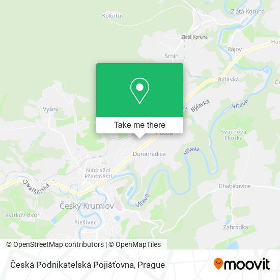 Česká Podnikatelská Pojišťovna map