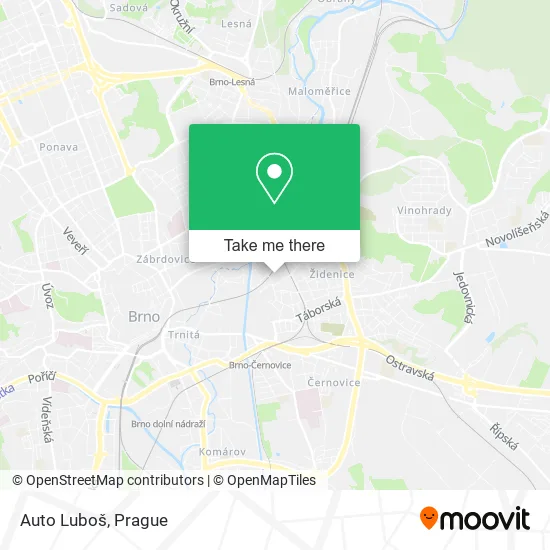 Карта Auto Luboš