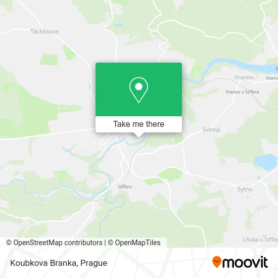 Карта Koubkova Branka