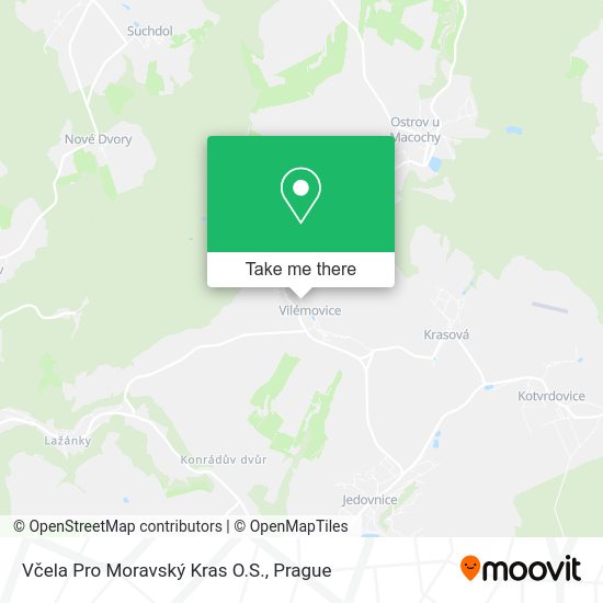 Včela Pro Moravský Kras O.S. map