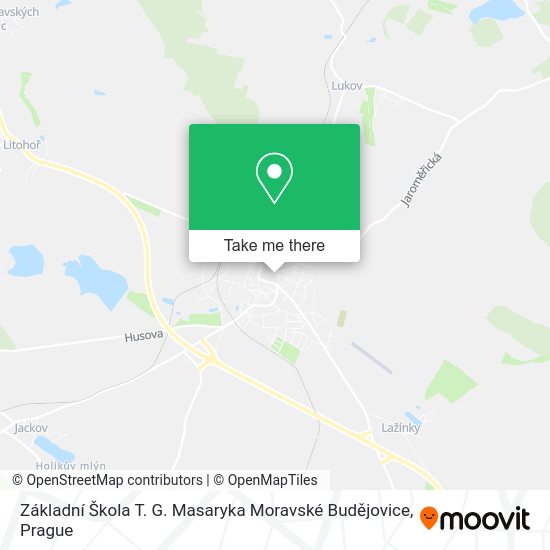 Základní Škola T. G. Masaryka Moravské Budějovice map