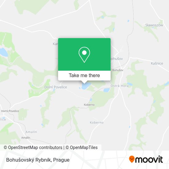 Bohušovský Rybník map