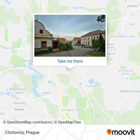 Карта Chotoviny