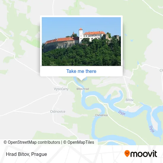 Карта Hrad Bítov