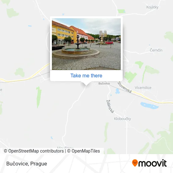 Карта Bučovice