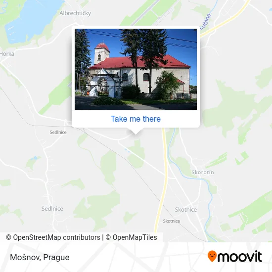 Карта Mošnov