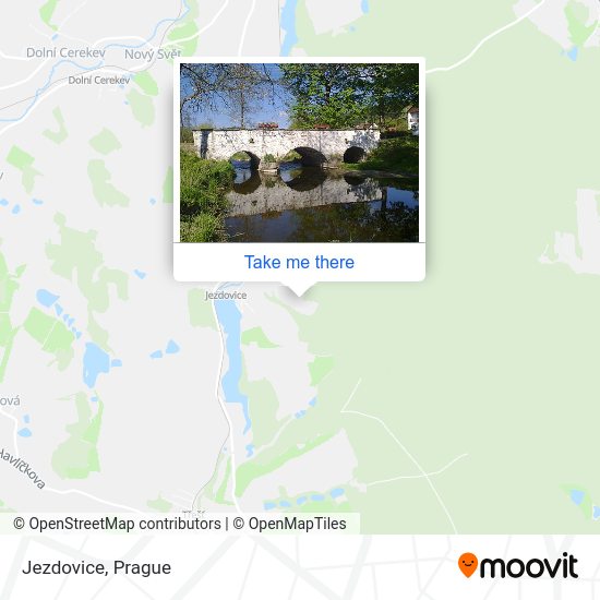 Jezdovice map