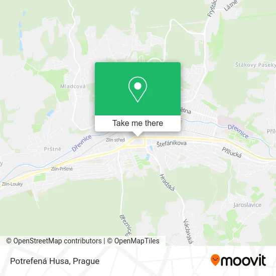 Карта Potrefená Husa