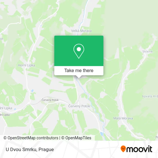 Карта U Dvou Smrku