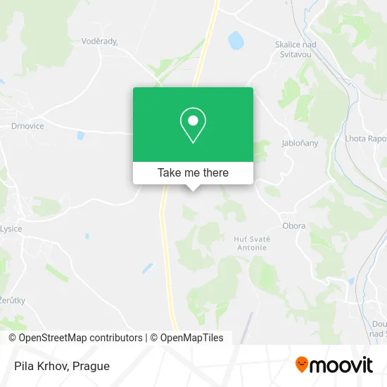 Карта Pila Krhov