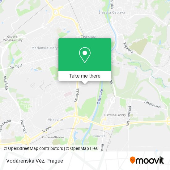 Vodárenská Věž map