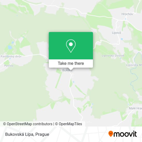 Bukovská Lípa map