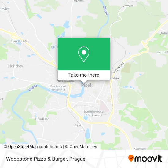 Карта Woodstone Pizza & Burger