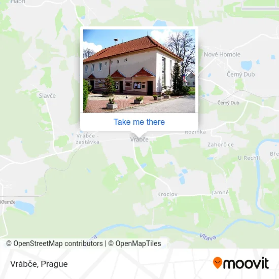 Карта Vrábče